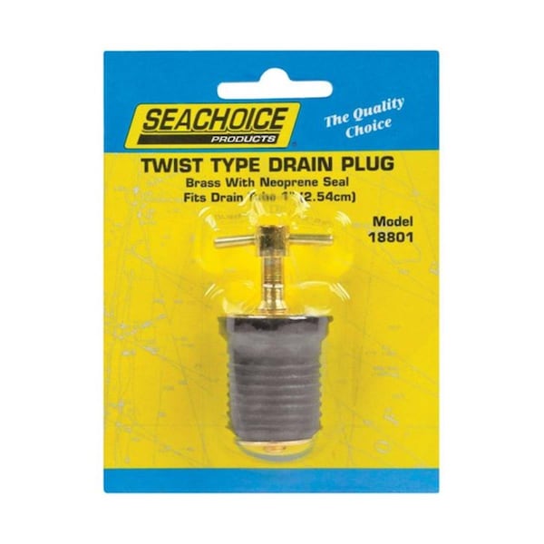 Seachoice 18801 Twist-Turn Drain Plug 1 in. 8090409 - main
